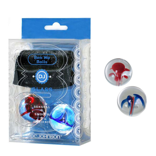 Вагинальные шарики без сцепки "Ben Wa Balls Glass" стекло 
